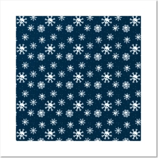 Skull Snowflakes Posters and Art